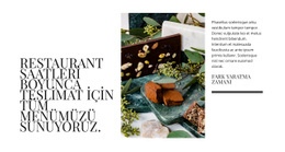 Profesyonel Restoran Teslimatı - Güzel Şablonlar Oluşturun