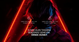 Bir Dizi Hizmet Sunuyoruz Için Çok Amaçlı Web Sitesi Tasarımı