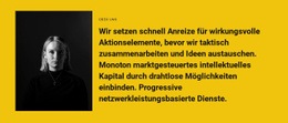 Etwas Über Unsere Arbeit Einfache HTML-Vorlage Mit CSS