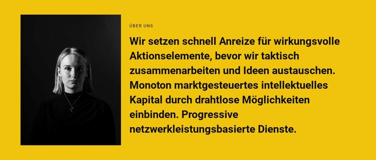 Etwas über unsere Arbeit Website-Modell