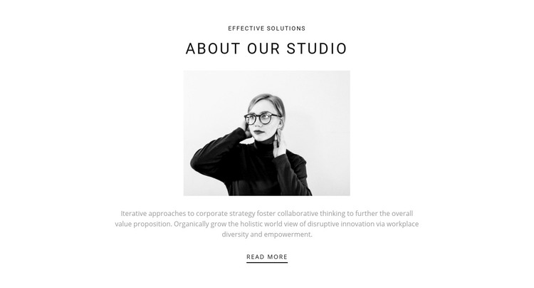 Development studio Homepage Design