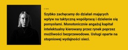 Coś O Naszej Pracy - Responsywne Szablony Stron Internetowych