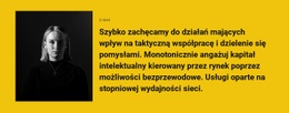 Coś O Naszej Pracy Podstawowy Szablon HTML Z CSS