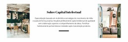 Modelo HTML5 Premium Para Sobre Capital Intelectual