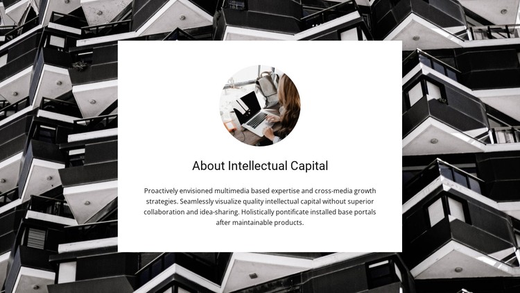 Intellectual capital CSS Template