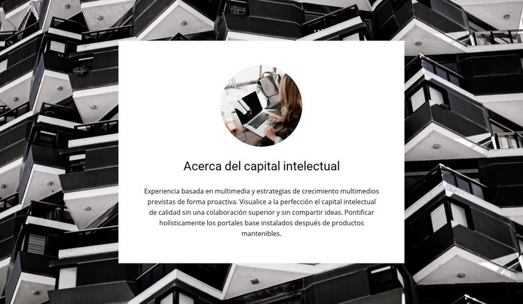 Capital intelectual Plantilla HTML5