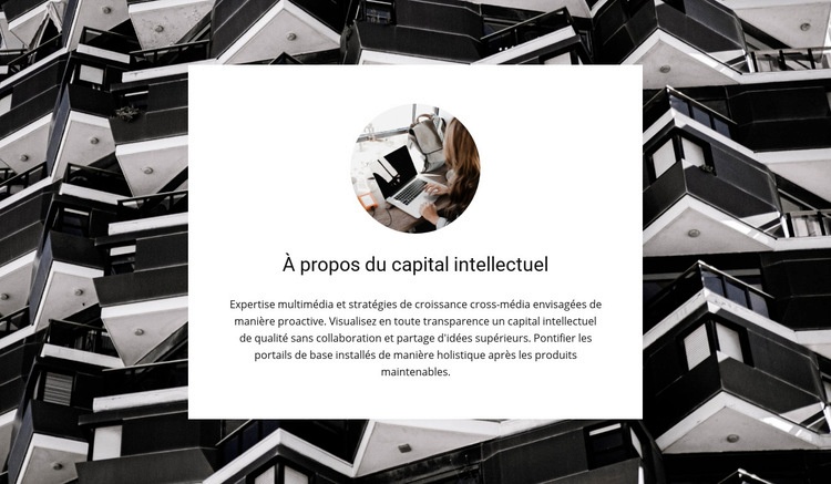 Capital intellectuel Modèle Joomla