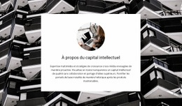 Capital Intellectuel - Téléchargement Gratuit D'Un Modèle D'Une Page