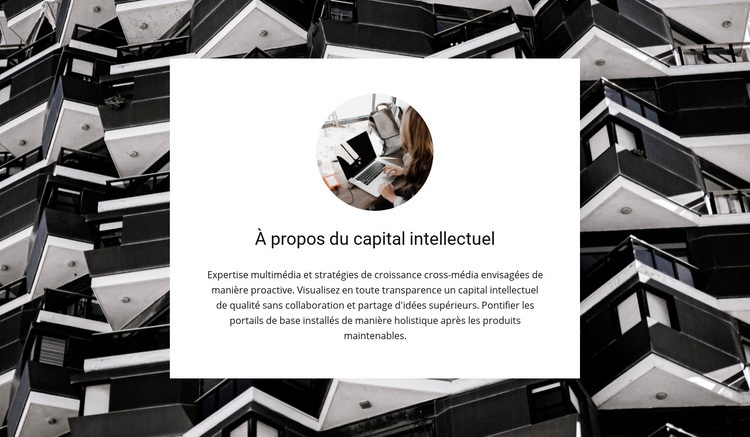 Capital intellectuel Thème WordPress