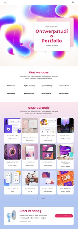 Portfolio Pagina