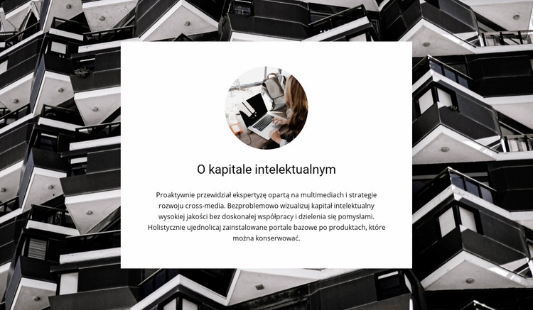 Kapitał intelektualny Szablon HTML