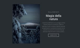 Generatore Di Siti Web Gratuito Per Magia Della Natura Invernale