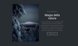 Magia Della Natura Invernale - Mockup Del Sito Web Per Qualsiasi Dispositivo