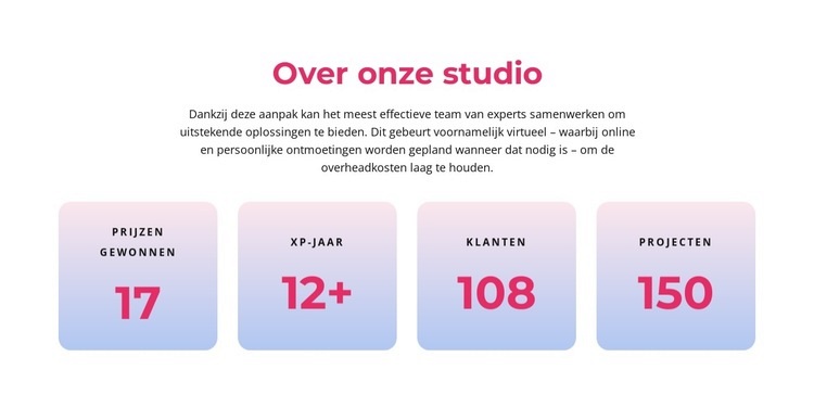 Wij zijn strategische denkers en vernieuwers Website ontwerp