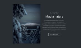Magia Zimowej Natury Szablon CSS