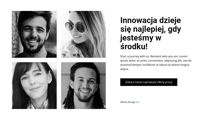 Biznes w osobach Szablon witryny sieci Web