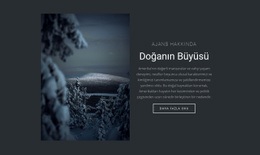 Kış Doğasının Büyüsü - Kolay Web Sitesi Tasarımı