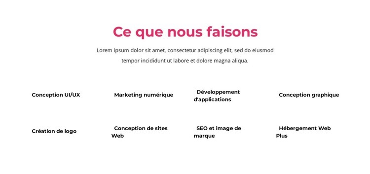 Nous vous aidons à atteindre une croissance axée sur les produits Conception de site Web