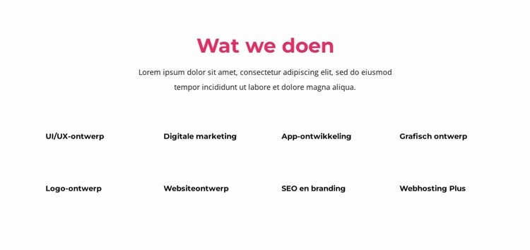 Wij helpen u productgedreven groei te realiseren HTML5-sjabloon