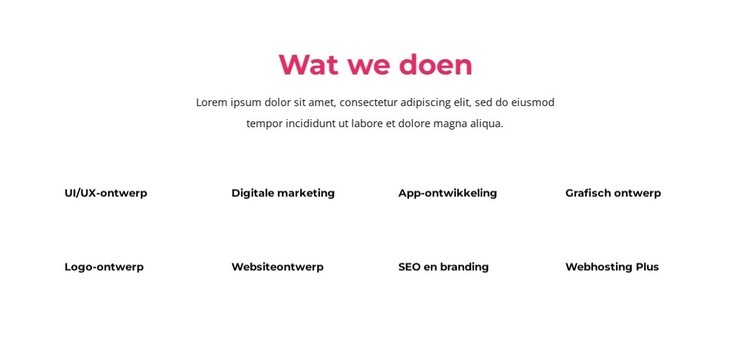 Wij helpen u productgedreven groei te realiseren Website mockup