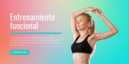 Menú CSS Para Entrenamiento Deportivo Funcional