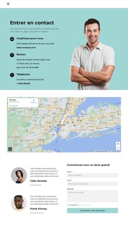 Recherchez Dans Votre Ville - Glisser-Déposer Un Modèle De Page