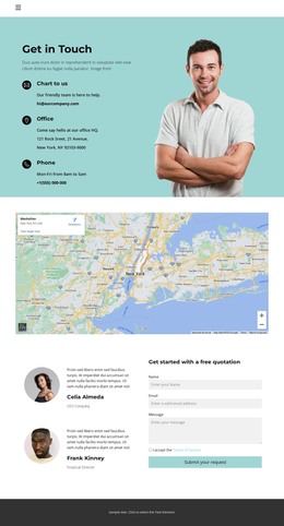 Infographics in counter - HTML Template by Nicepage