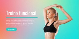 Treinamento Esportivo Funcional - Modelo Joomla Responsivo