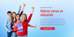 Portal De Educación Escolar - Página De Destino Sencilla