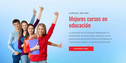 Portal De Educación Escolar: Plantilla De Sitio Web HTML