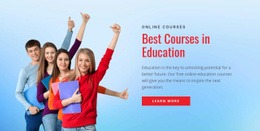School education portal - Html Code Example by Nicepage