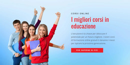 Portale Dell'Istruzione Scolastica - Modello Joomla Professionale Gratuito