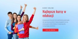 Responsywny HTML Dla Portal Edukacji Szkolnej