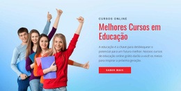 Portal De Educação Escolar - Maquete Da Web