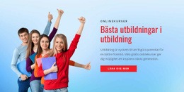 Skolutbildningsportal - HTML-Webbplatsmall