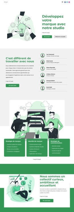 Développez Votre Marque Avec Notre Studio - Conception Web Polyvalente