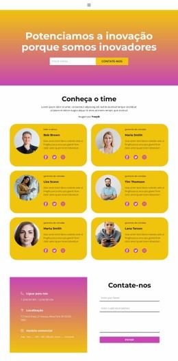 Um Líder Ideal – Página De Destino Responsiva