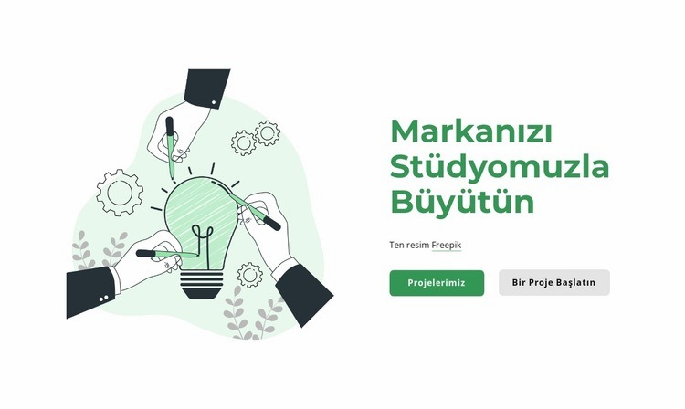 Harika bir şey inşa edelim Web sitesi tasarımı