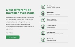 Conception De Site Web Premium Pour Il Est Temps De Rencontrer Notre Équipe