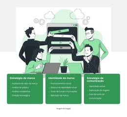 Arquitetamos, Concebemos, Prototipamos E Testamos - Modelo De Construtor De Sites