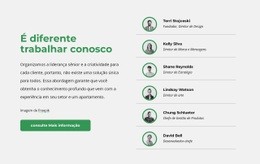 Hora De Conhecer Nossa Equipe