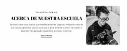 El Mejor Diseño De Sitio Web Para Escuela De Fotógrafos