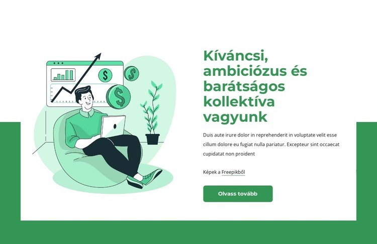 Kíváncsi kollektíva vagyunk CSS sablon