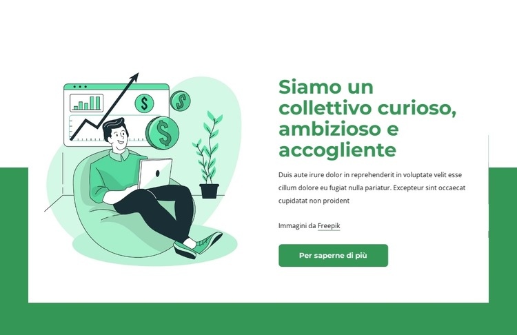 Siamo un collettivo curioso Modelli di Website Builder