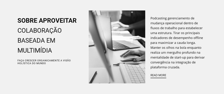 Tudo está sob nosso controle Modelo de site