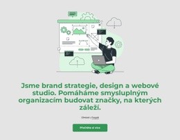 Jsme Značkové Strategické Studio Šablona Rozvržení CSS