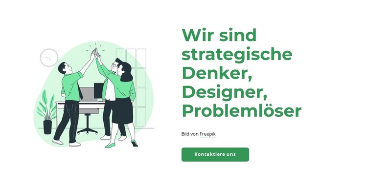 Wir sind Problemlöser CSS-Vorlage