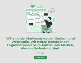 Wir Sind Ein Markenstrategiestudio - Premium-Vorlage