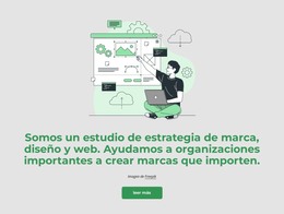 Diseño Web Para Somos Un Estudio De Estrategia De Marca.