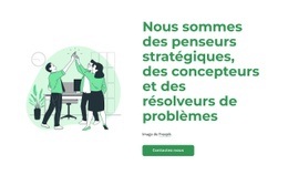 Nous Résolvons Les Problèmes - Créateur De Site Web Simple